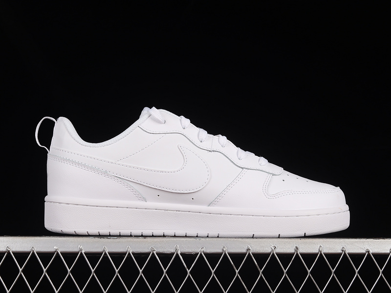 Court Borough Low 2 Gs White/White/White 9