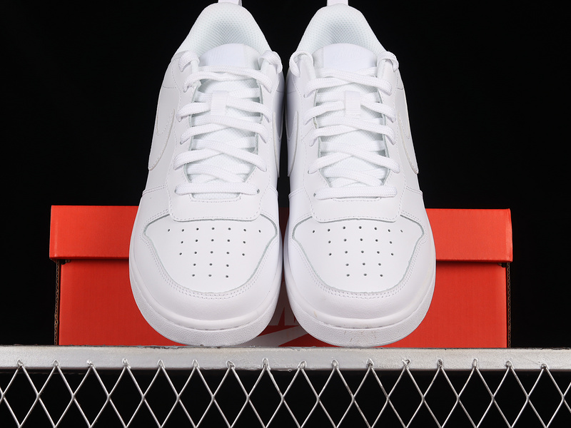 Court Borough Low 2 Gs White/White/White 23