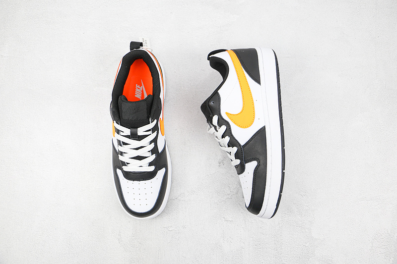 Court Borough Low 2 Gs White/Black/Dark Smoke Grey/Total Orange 3