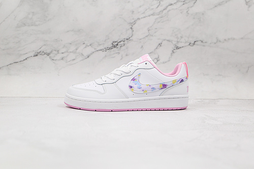 Court Borough Low 2 Se White/White/Pink 13