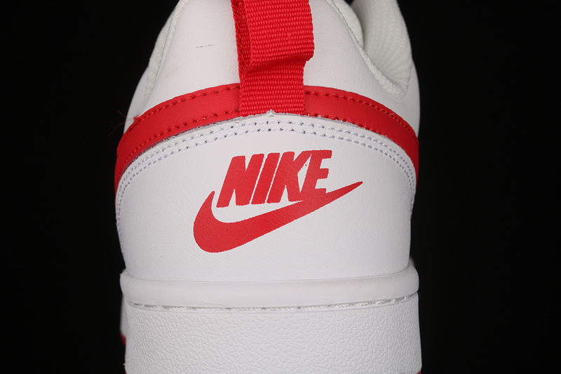 Court Borough Low 2 Gs White/White/University Red 11