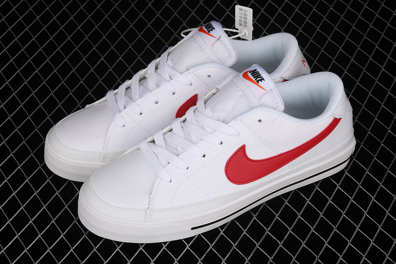 Court Legacy White/Black/University Red 5