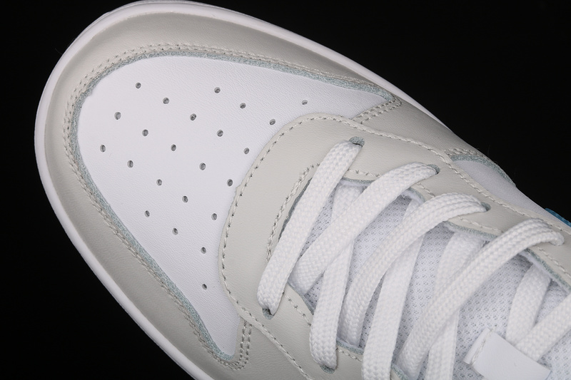 Court Borough Low 2 Gs White/Light Grey/Light Blue 15