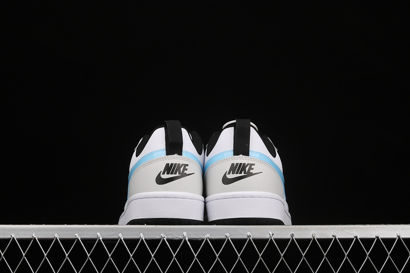 Court Borough Low 2 Gs White/Light Grey/Light Blue 19