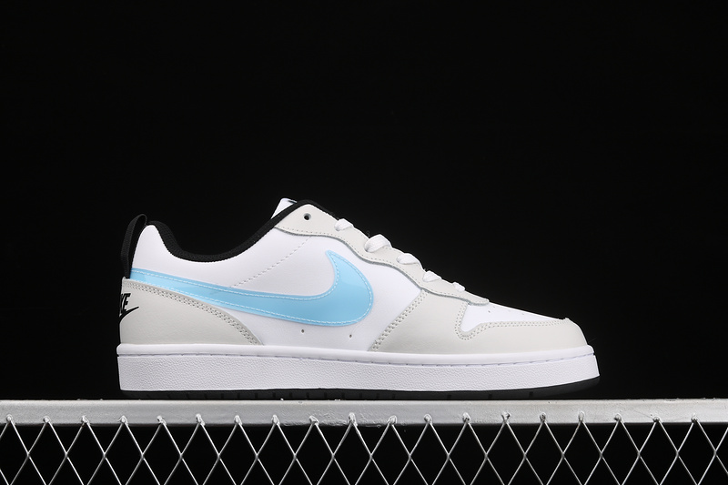 Court Borough Low 2 Gs White/Light Grey/Light Blue 31