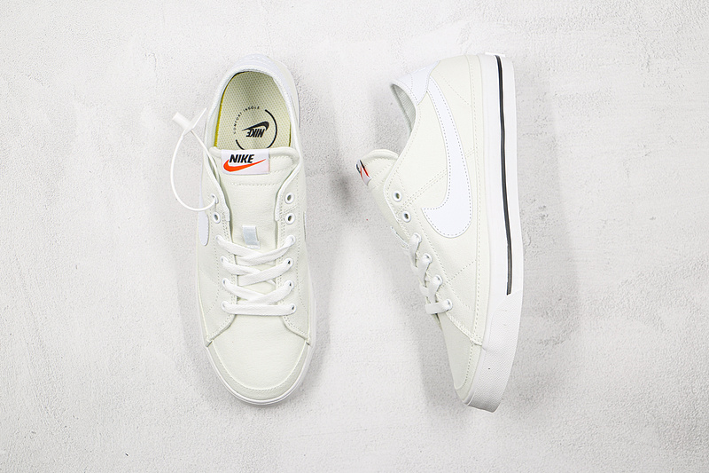 Court Legacy Canvas Shoes White/White/Black 9