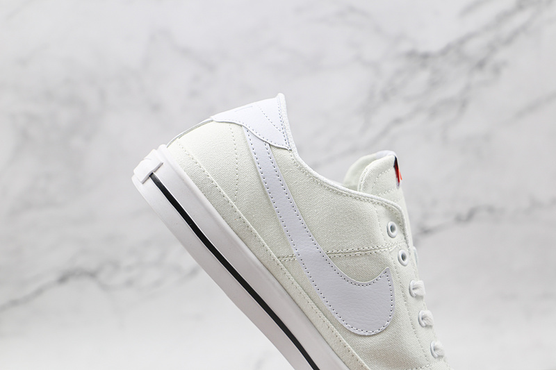 Court Legacy Canvas Shoes White/White/Black 17