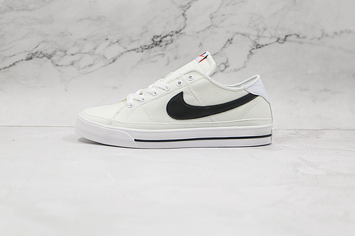 Court Legacy Canvas White/White/Black 17