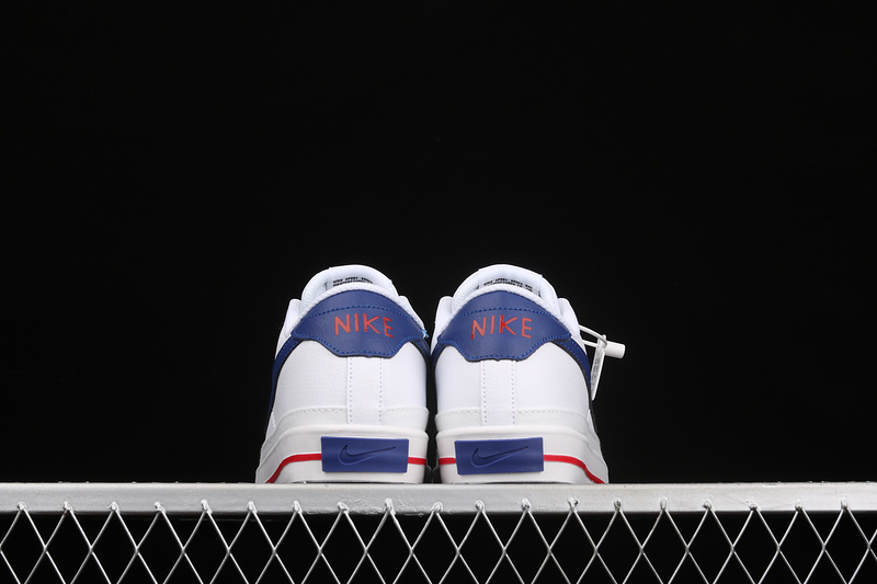 Court Legacy White/Navy Blue/University Red 3