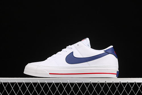 Court Legacy White/Navy Blue/University Red 5