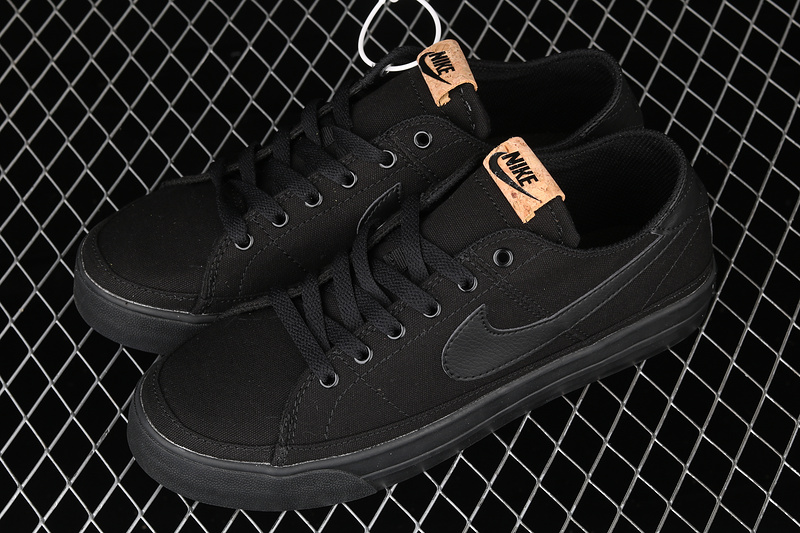 Court Legacy Canvas Black Cork Black/Multi-Color/Black 21