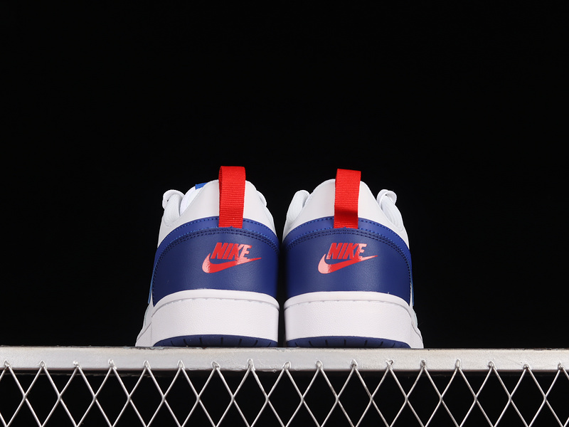 Court Borough Low 2 Gs White/University Red/Deep Royal 17