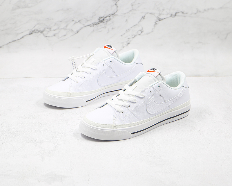 Court Legacy Shoes White/White/Black 7