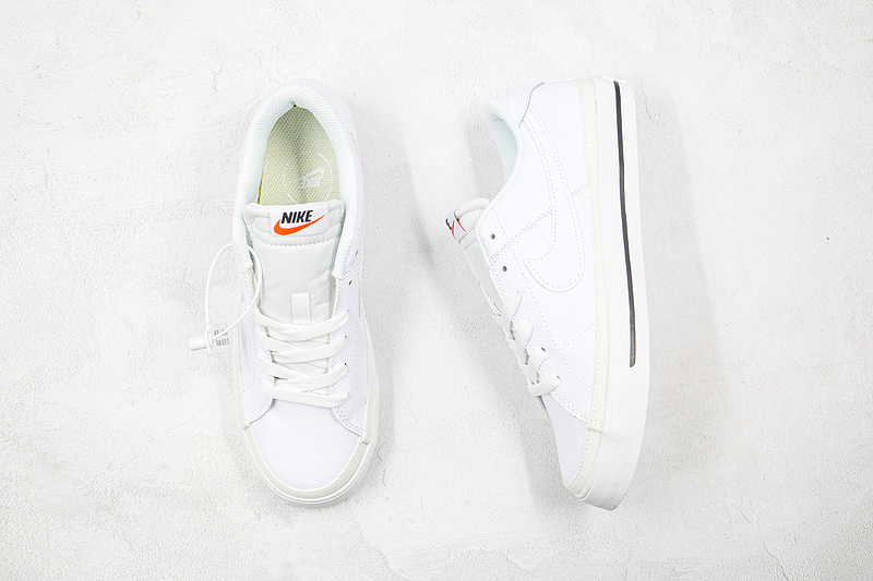 Court Legacy Shoes White/White/Black 9