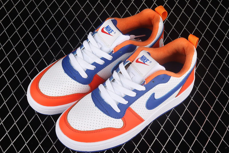 Court Borough Low Gs White/Orange/Blue 21