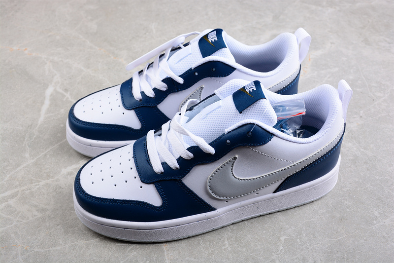 Court Borough Low 2 Gs White/Valerian Blue/Light Grey 29