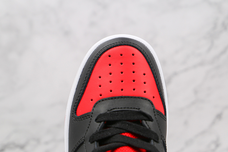 Court Borough Low 2 Gs Bred Black/University Red/White 7