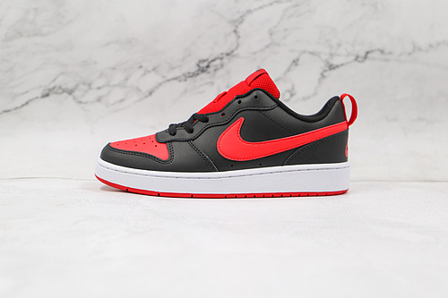 Court Borough Low 2 Gs Bred Black/University Red/White 9