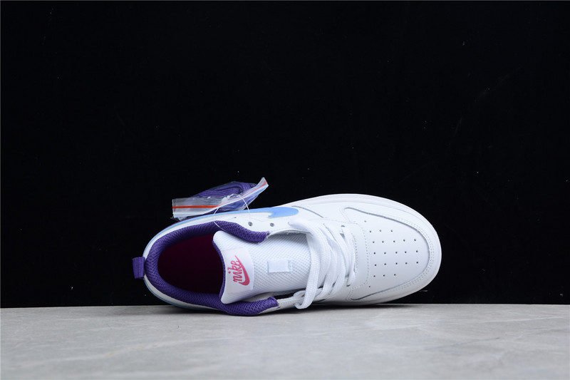 Court Borough Low 2 Gs White/Purple Void/Signal Blue 11