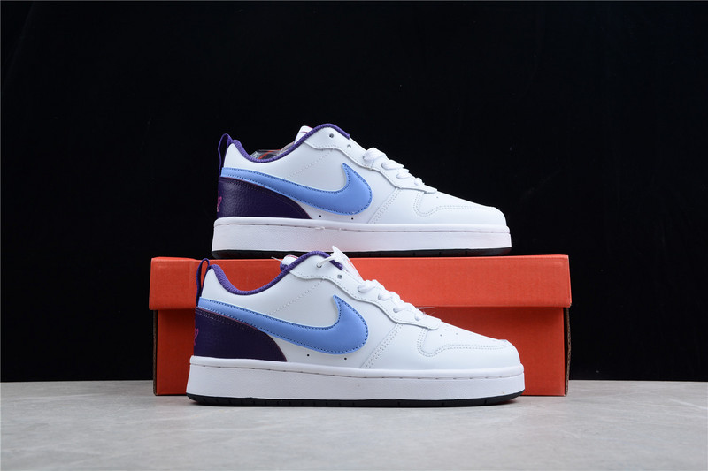 Court Borough Low 2 Gs White/Purple Void/Signal Blue 21