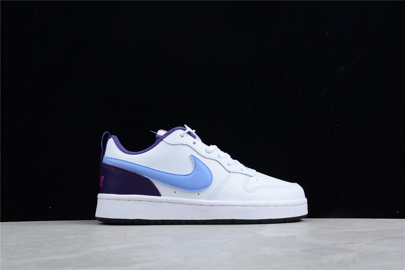 Court Borough Low 2 Gs White/Purple Void/Signal Blue 25