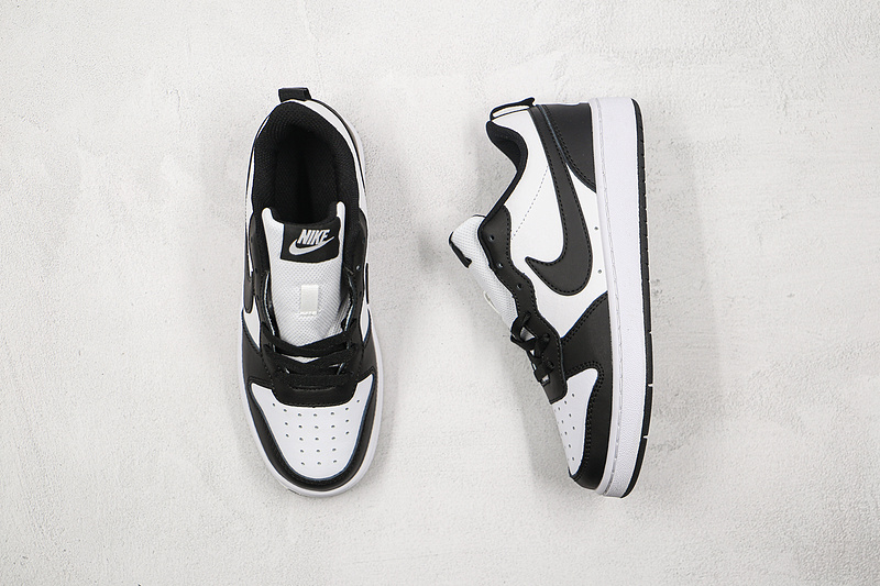 Court Borough Low 2 Gs Black/White/Black 7