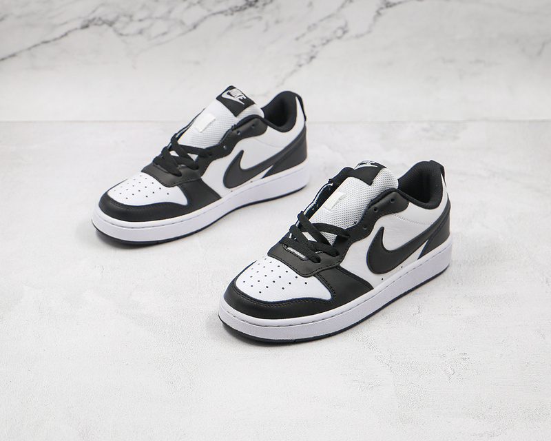 Court Borough Low 2 Gs Black/White/Black 13