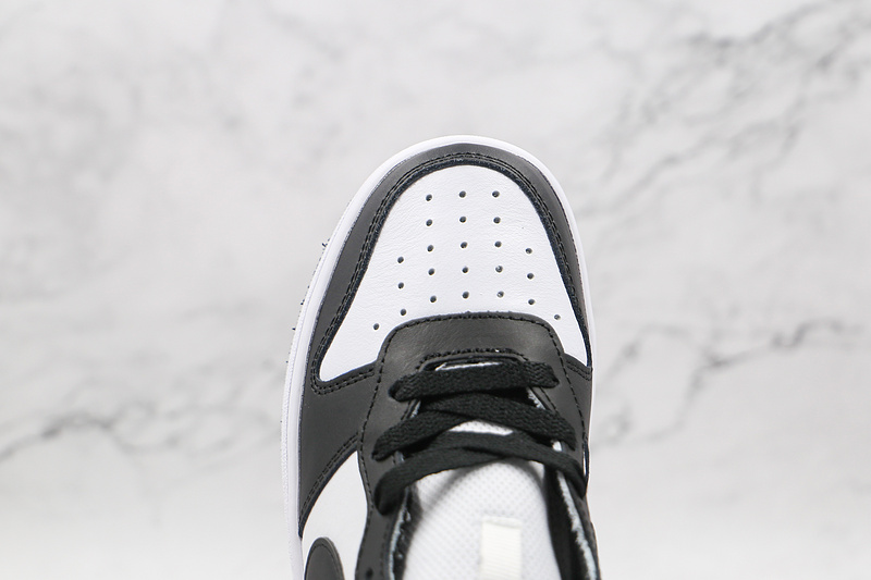 Court Borough Low 2 Gs Black/White/Black 15