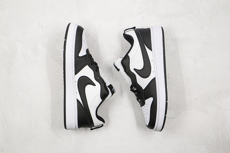 Court Borough Low 2 Gs Black/White/Black 19