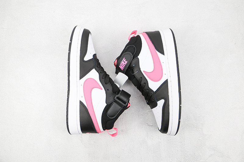 Court Borough Mid 2 Gs White/Black/Pink 3