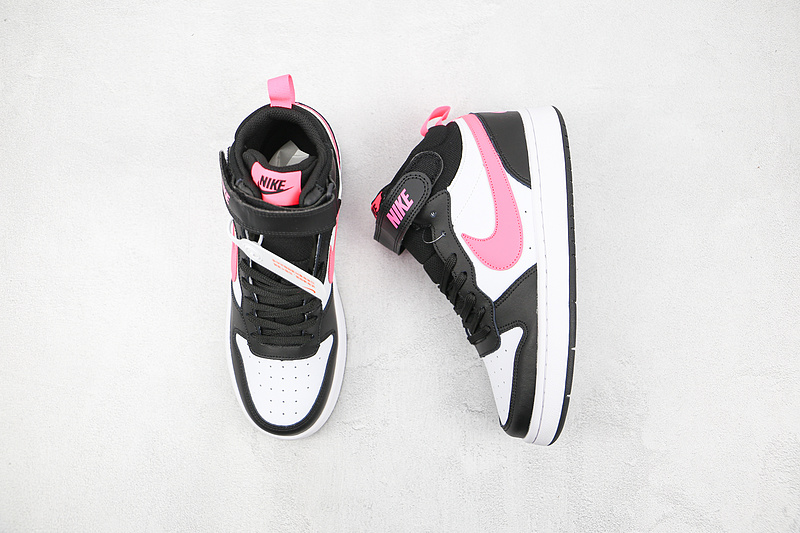 Court Borough Mid 2 Gs White/Black/Pink 13