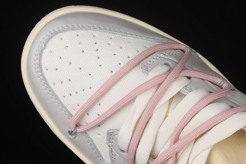 Ow X Sb Dunk Low Lot 09 Of 50 Sail/Neutral Grey/Pink 29