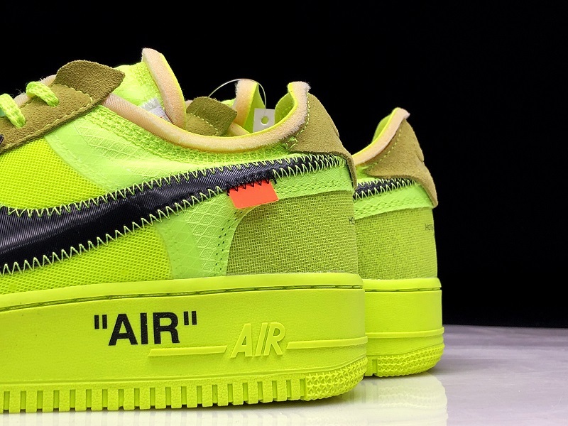 H12 Air Force 1 Low X Ow Volt/Hyper Jade-Cone-Black 5