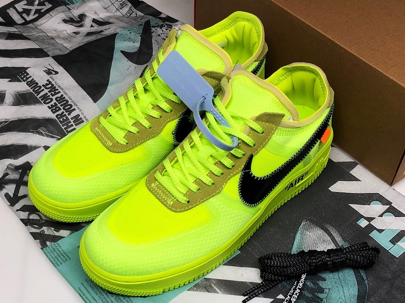 H12 Air Force 1 Low X Ow Volt/Hyper Jade-Cone-Black 7