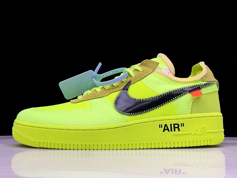 H12 Air Force 1 Low X Ow Volt/Hyper Jade-Cone-Black 9