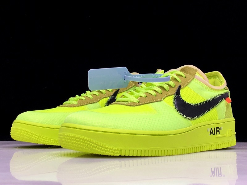 H12 Air Force 1 Low X Ow Volt/Hyper Jade-Cone-Black 13