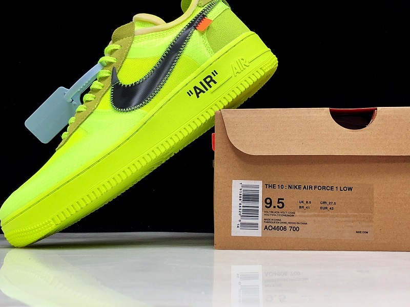 H12 Air Force 1 Low X Ow Volt/Hyper Jade-Cone-Black 15