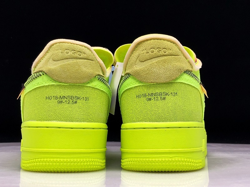 H12 Air Force 1 Low X Ow Volt/Hyper Jade-Cone-Black 19