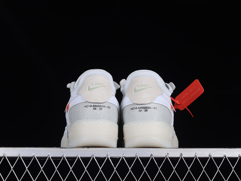 Off-White X Air Force 1 Low The Ten White/White-Sail 11