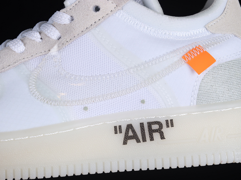 Off-White X Air Force 1 Low The Ten White/White-Sail 23