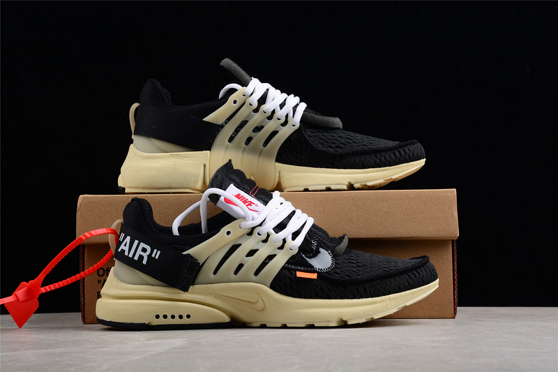 Ow X Air Presto The Ten Black/Black-Muslin 11