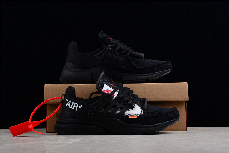 Ow X Air Presto Black/White/Cone 7