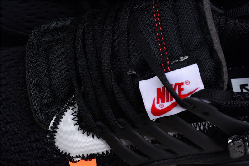 Ow X Air Presto Black/White/Cone 17