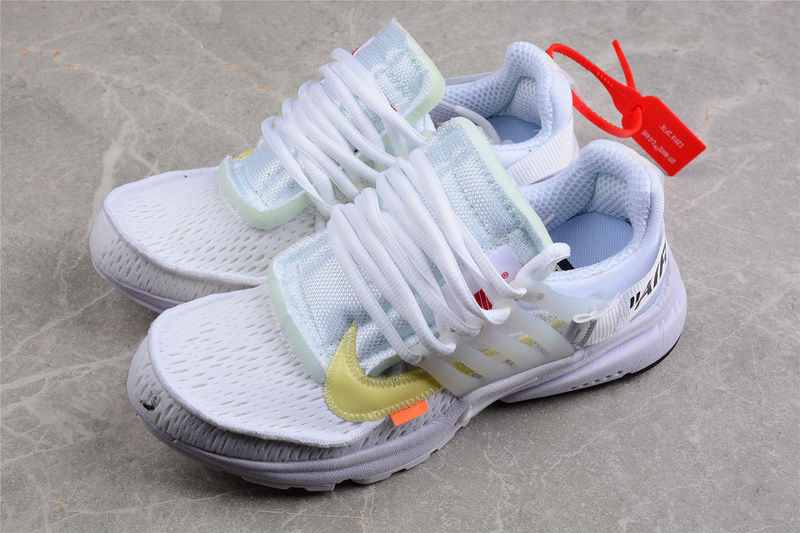 Ow X Air Presto White/Black/Cone 3