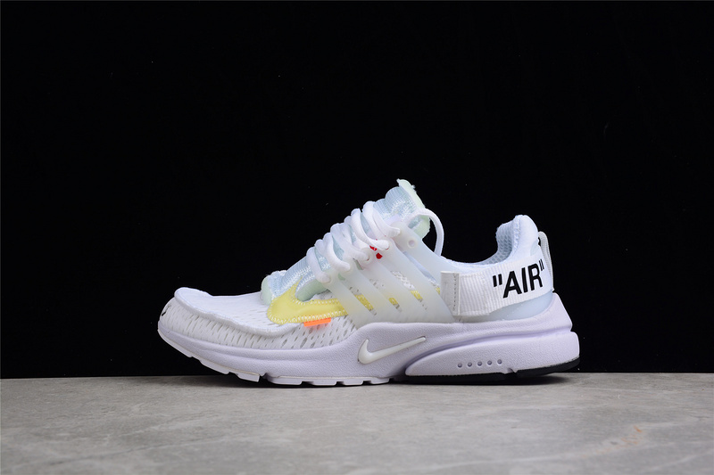 Ow X Air Presto White/Black/Cone 17