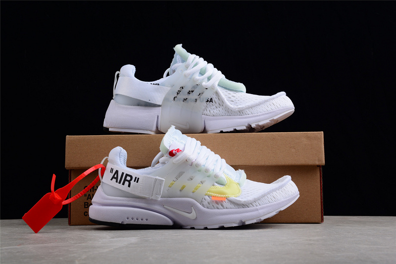 Ow X Air Presto White/Black/Cone 19