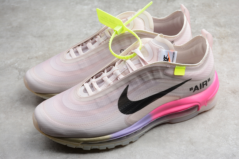 Gt Ow X Air Max 97 Queen Ny Elemental Rose/Black 5