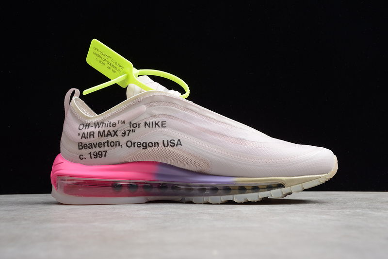 Gt Ow X Air Max 97 Queen Ny Elemental Rose/Black 25