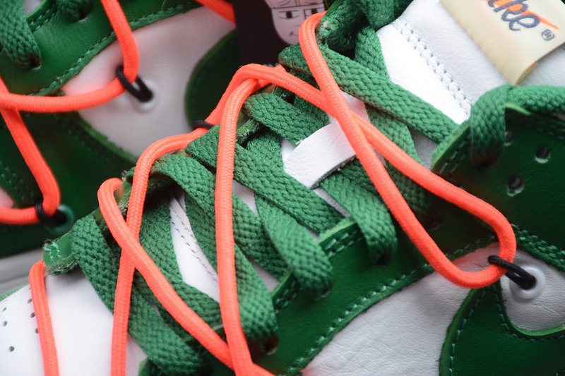 Gz Off-White X Futura X Dunk Low Powder Green/White 15