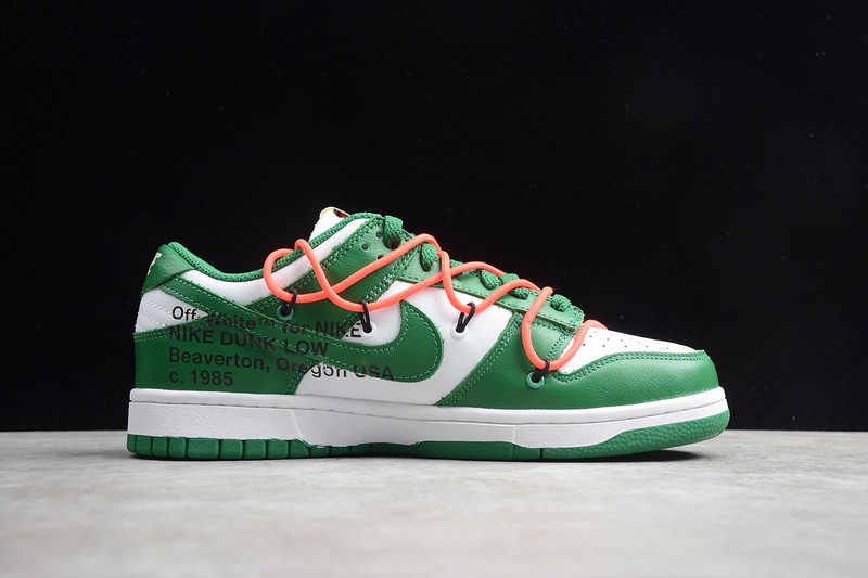 Gz Off-White X Futura X Dunk Low Powder Green/White 19